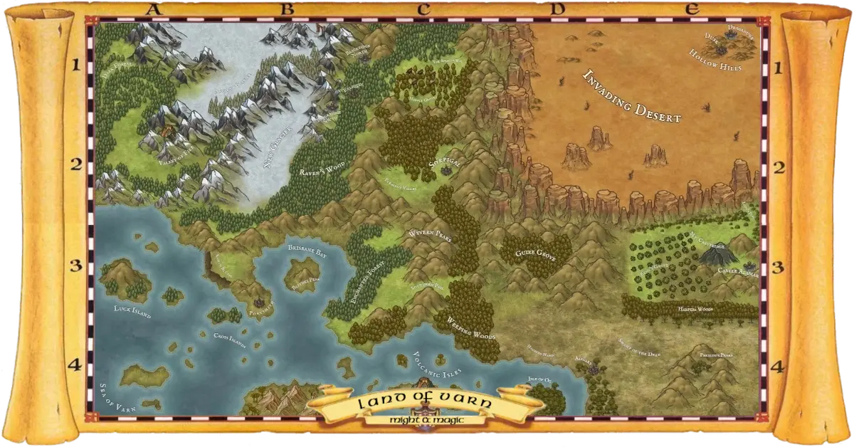 MM1 - Varn - Cloth Map Remaster with Inkarnate for DDC