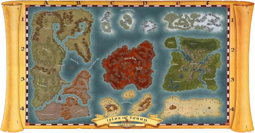 MM3 - Terra - Cloth Map Remaster with Inkarnate for DDC