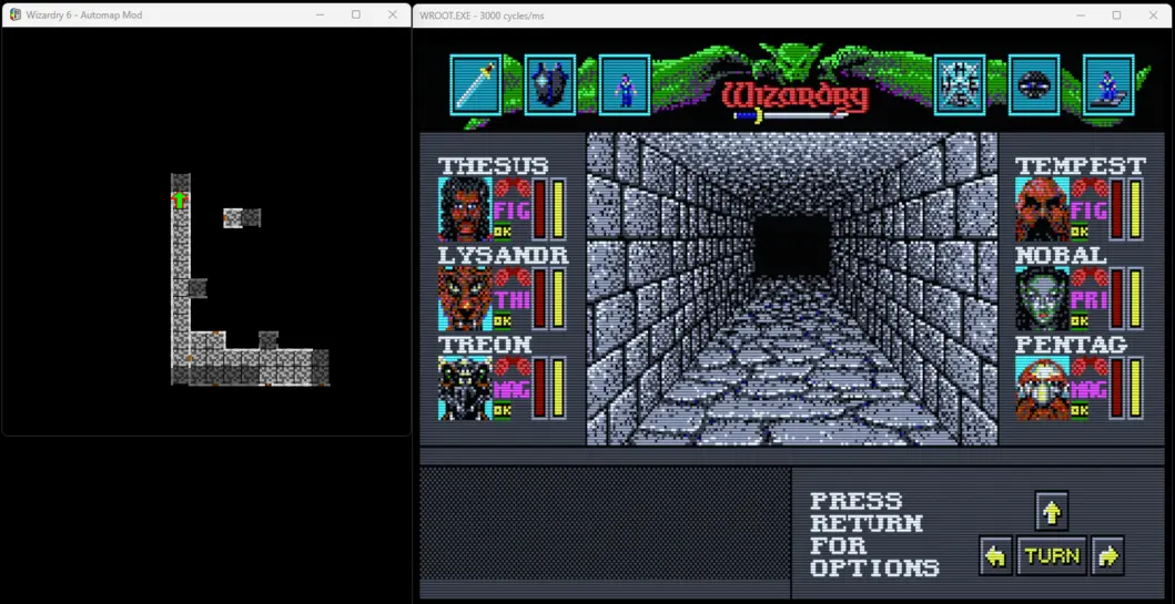 Wizardry 6 Map Details Automap Mod Refactored